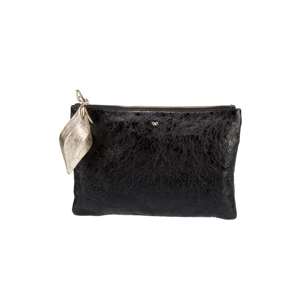 Anya Hindmarch Two-Tone Leather Clutch